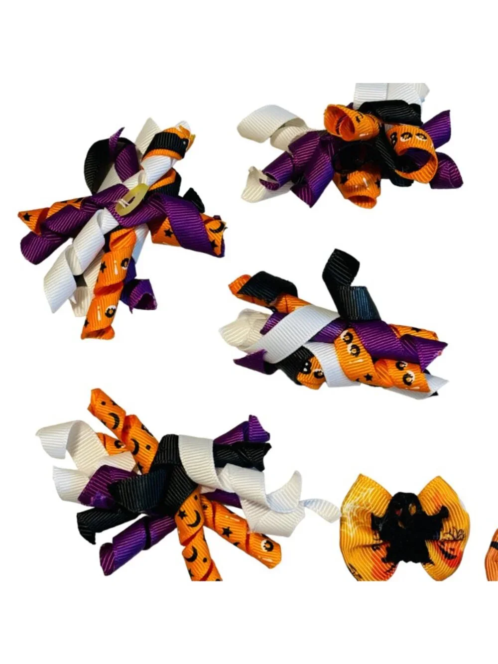25 pc adorable Halloween bows and hair accessories